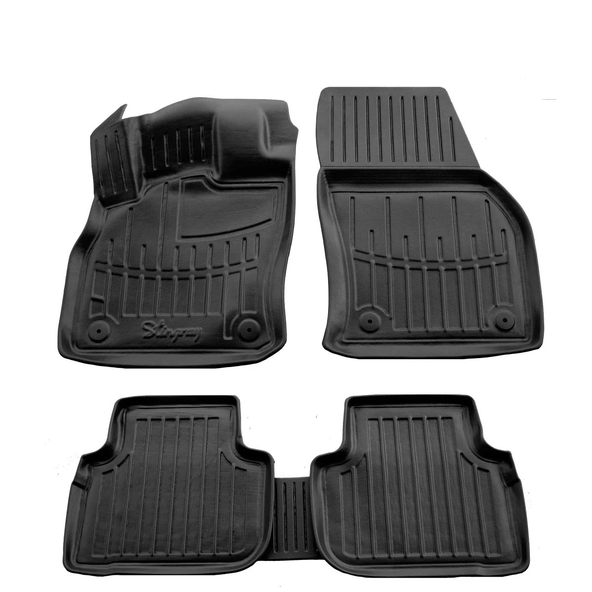 "Car Floor Mats, 3D Rubber, Audi Q3 (F3) 2019, Automotive Floor Mats image"