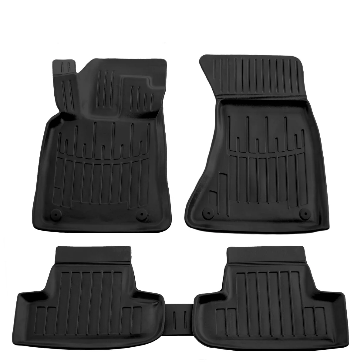 "Audi Q5 floor mats, 3D floor mats, custom fit, Audi Q5 8R (2008-2016), rubber image"