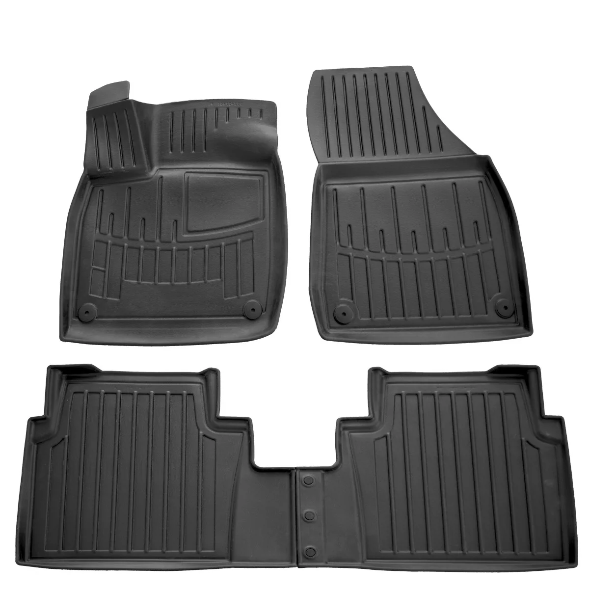 "3D car floor mats, Audi Q5 e-tron (2021-...), 6/7 seater, rubber mats image"