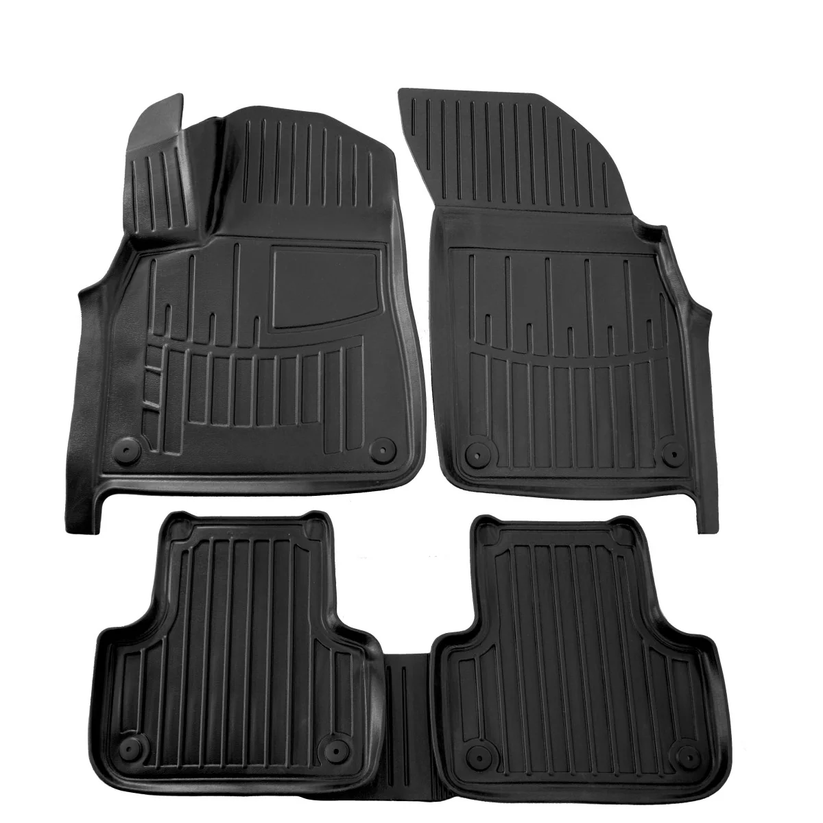 "Audi Q7 floor mats, Q7 4M (2015-2024), 3D floor mats, rubber floor mats, car floor mats image"