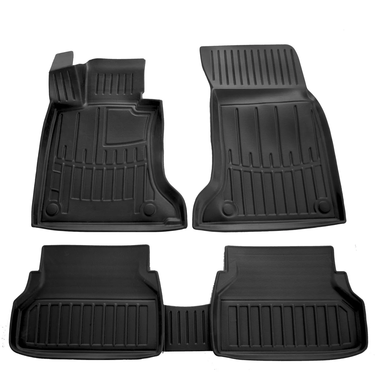 "BMW E61 floor mats, 3D car floor mats, fitted floor mats, rubber car mats image"