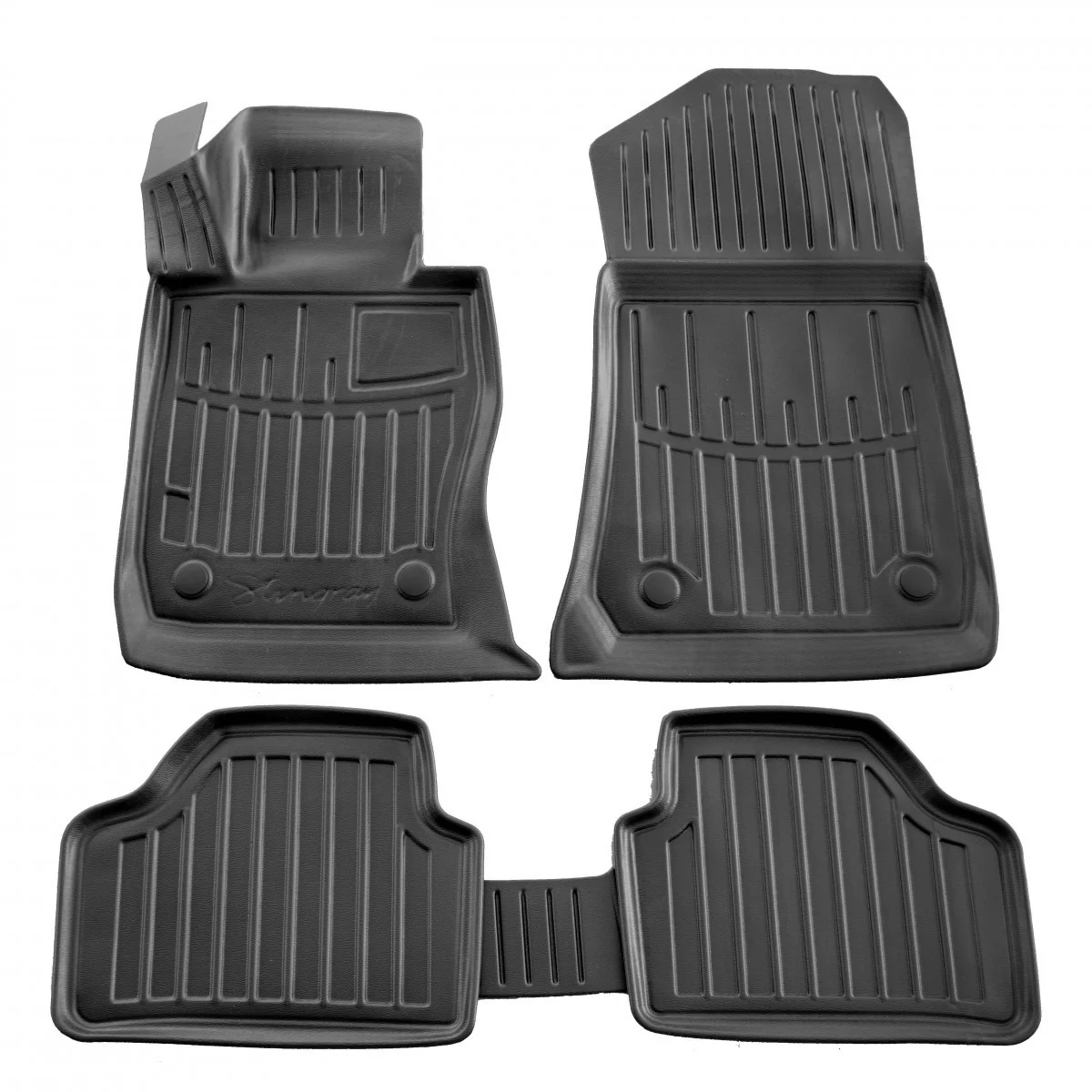 "BMW X1 floor mats, E84 (2009-2015), 3D rubber, custom fit car floor mats image"