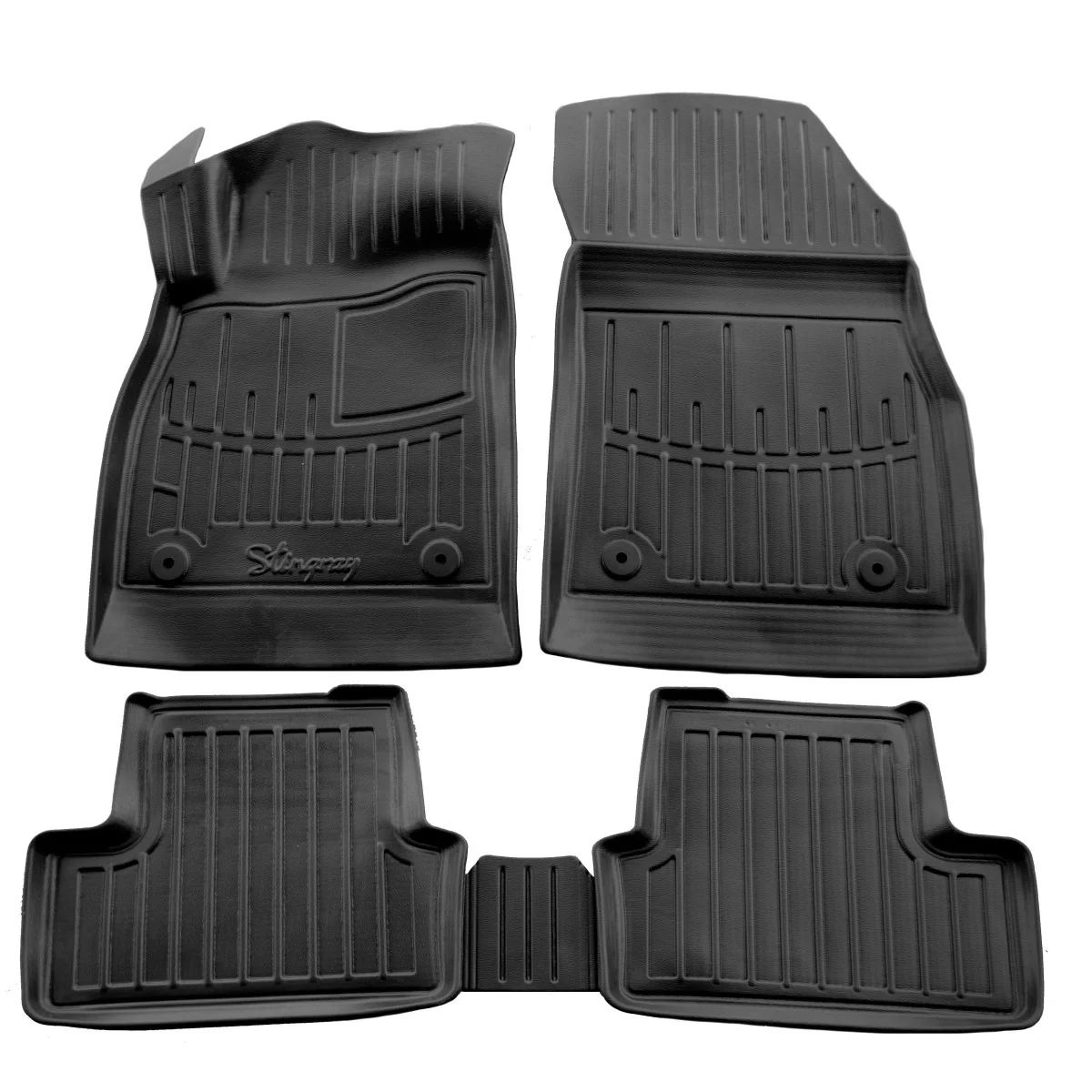 "Car floor mats, 3D rubber floor mats, Chevrolet Cruze 2008-2016, automotive floor mats image"