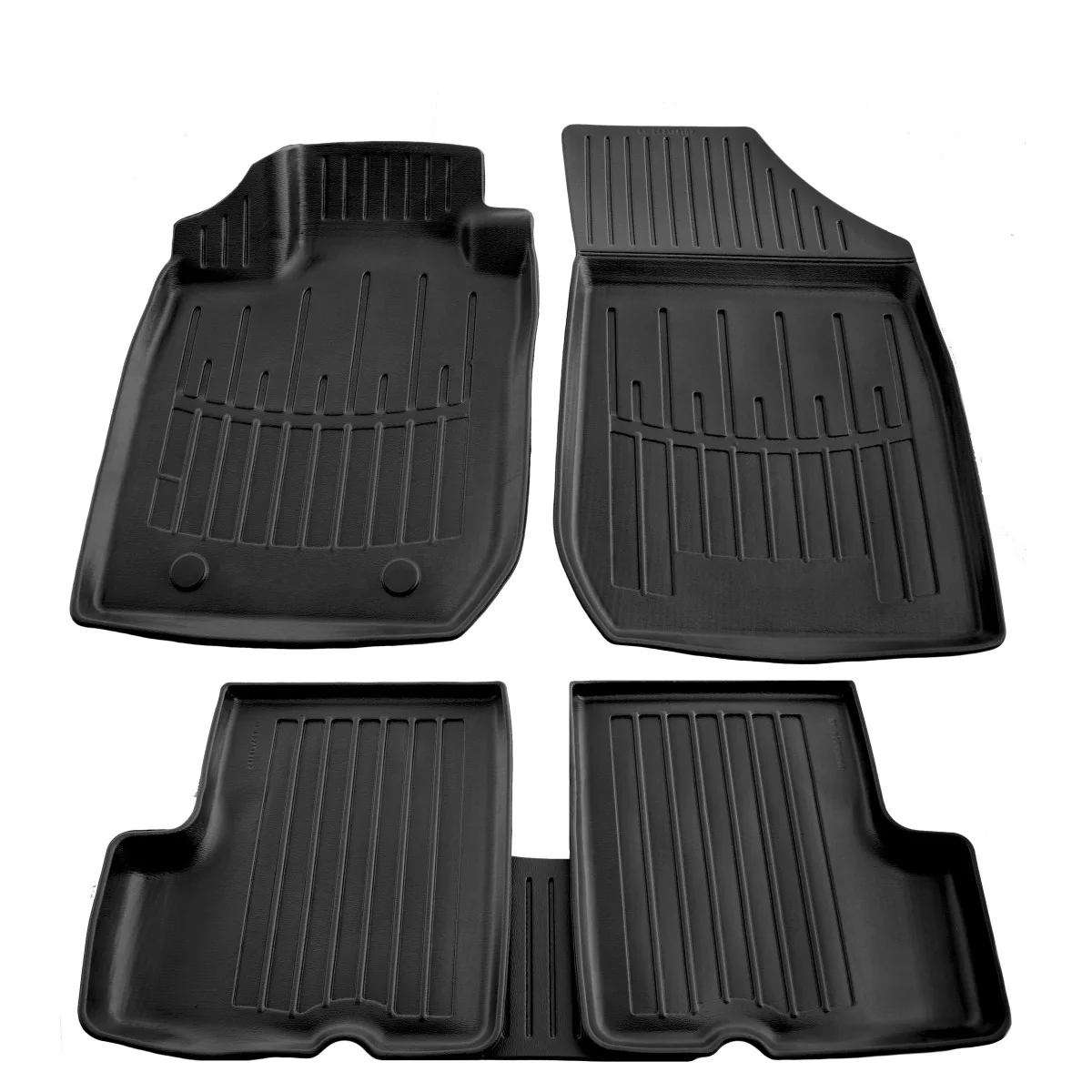 "Car floor mats, 3D car mats, Rubber floor mats, Polyurethan, for DACIA Logan I MCV (2006-2012) image"