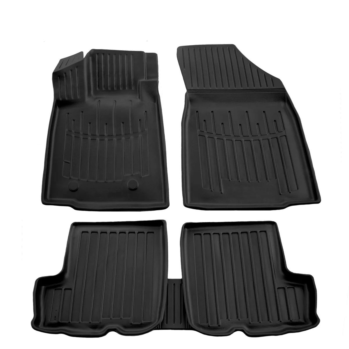 "Car floor mats, 3D rubber floor mats, Auto floor mats, Sandero I (2007-2012), exact fit image"