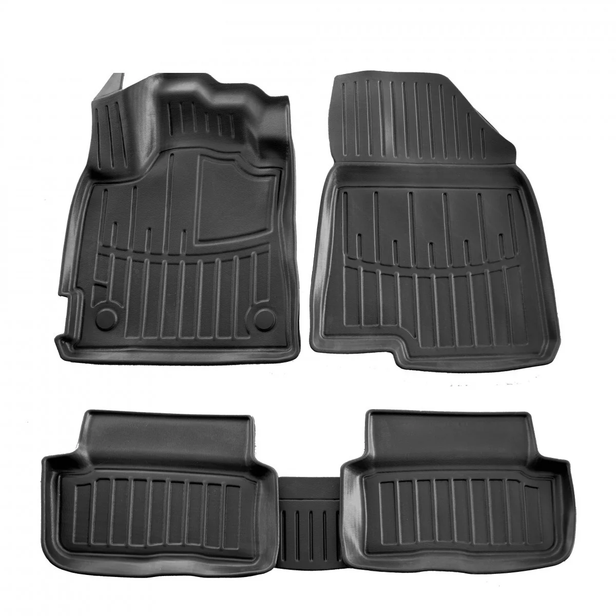 "Car Floor Mats, 3D Rubber Floor Mats, Automotive Floor Mats for Dacia Sandero III (2020-) image"
