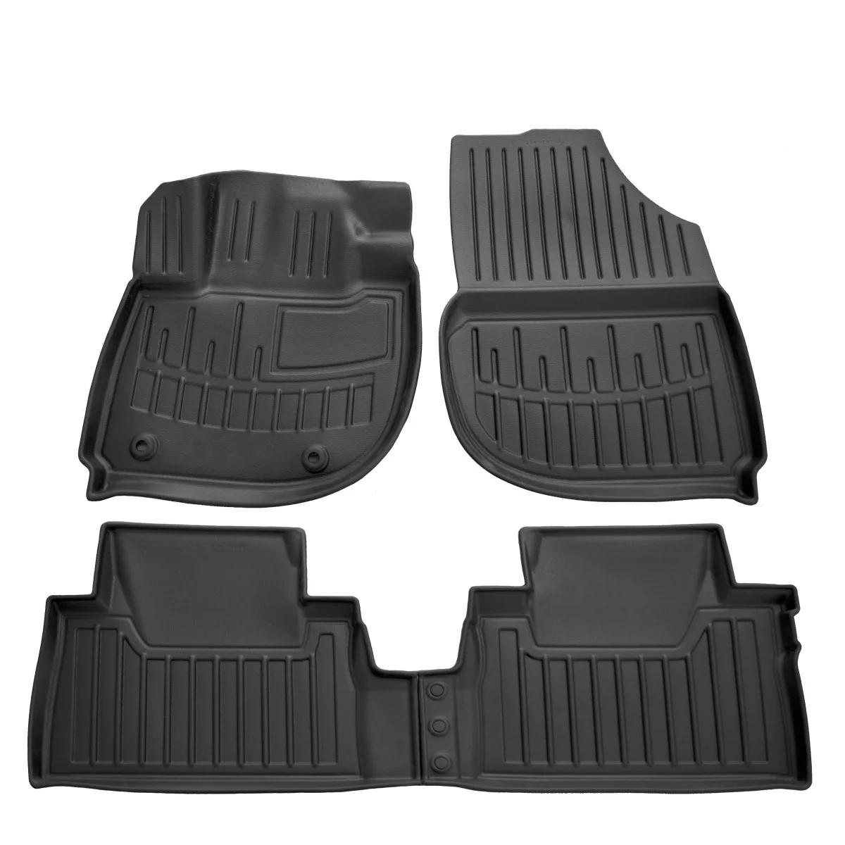 "Car floor mats, 3D Rubber floor mats for HONDA e:NP1 (2022-...), perfectly fitting automotive floor mats image"