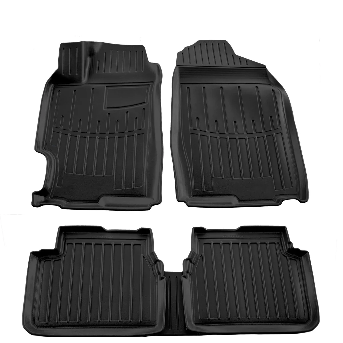 Mazda 6 Floor Mats 3D Rubber, 2002-2008 (GG/GY), Polyurethane, Custom Fit