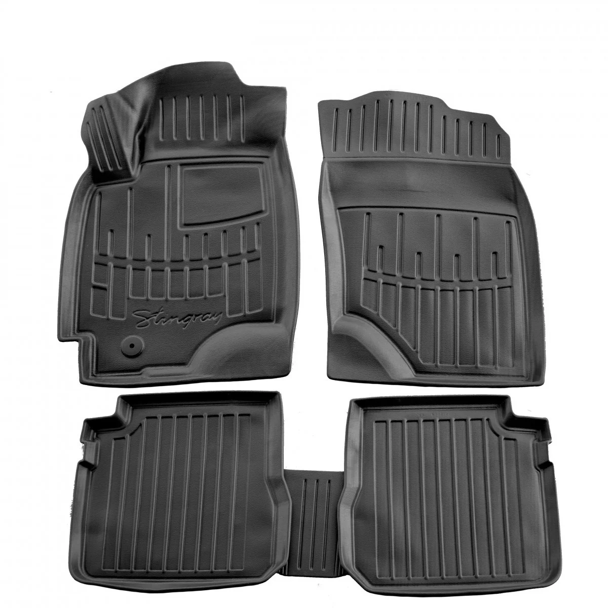 "Car floor mats, MITSUBISHI Outlander (2003-2006), 3D polyurethane, custom fit image"