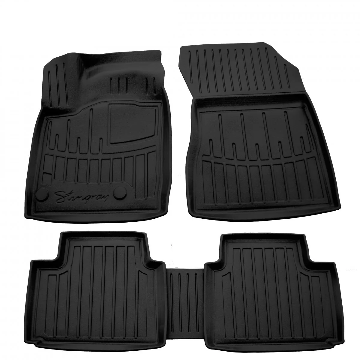 "Car Floor Mats 3D for MITSUBISHI Outlander (2021-...), Polyurethane, Exact Fit image"