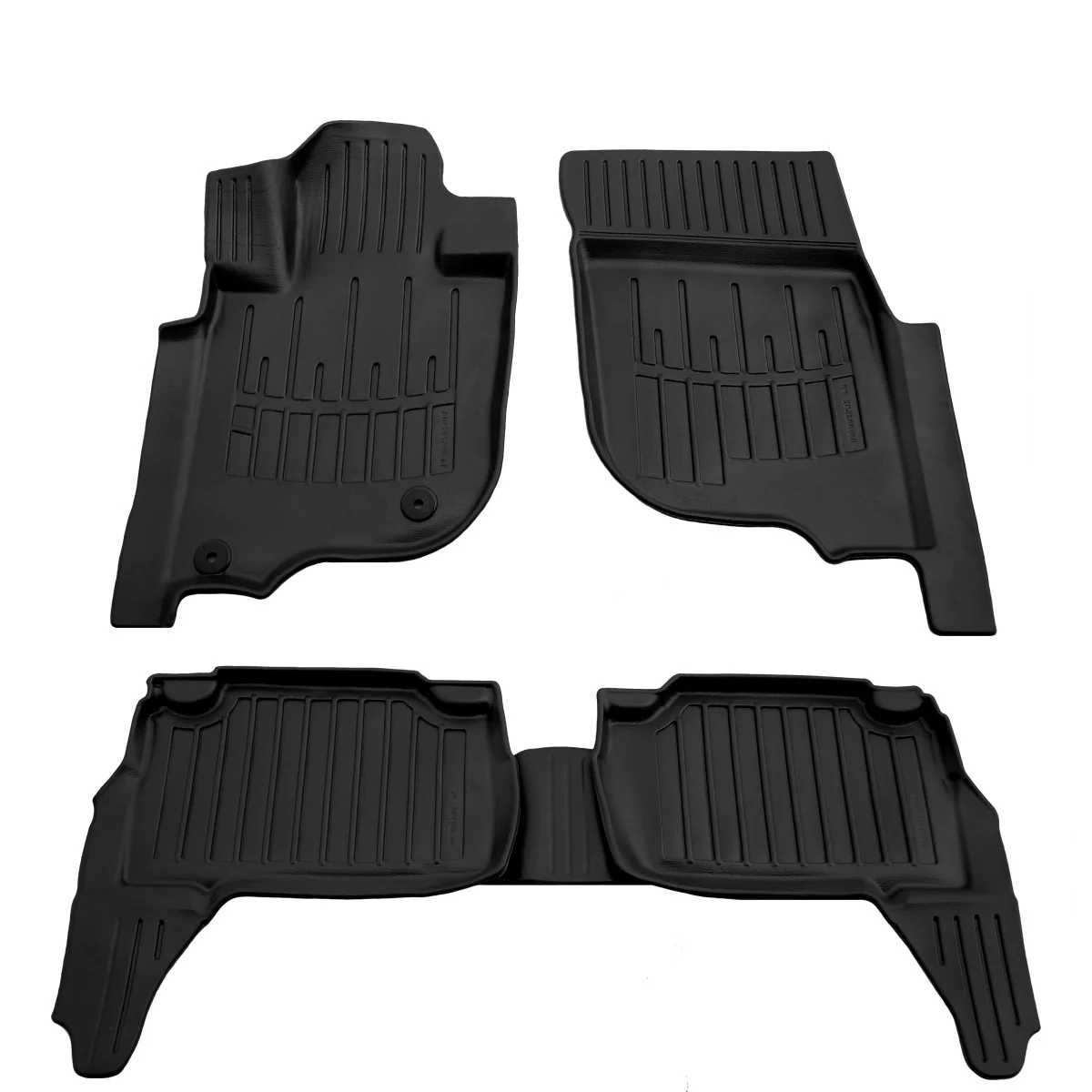 "Car floor mats, 3D rubber fit for MITSUBISHI Pajero Sport III (2015-...), custom design image"