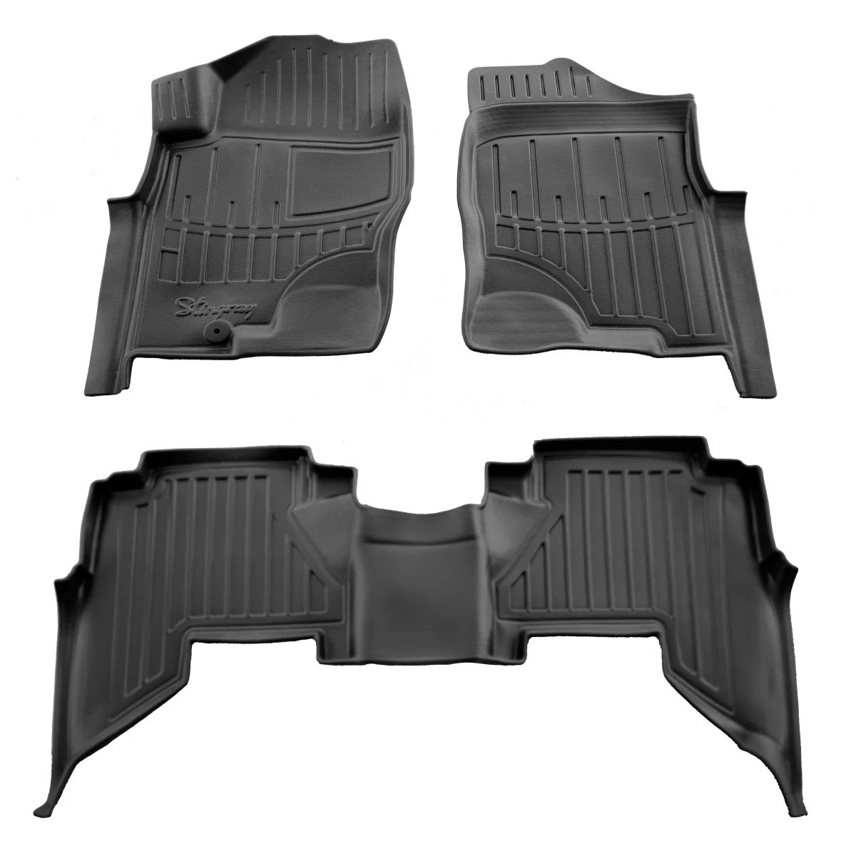 "Nissan Pathfinder 3D Rubber Floor Mats for III (R51) 2005-2010 image"