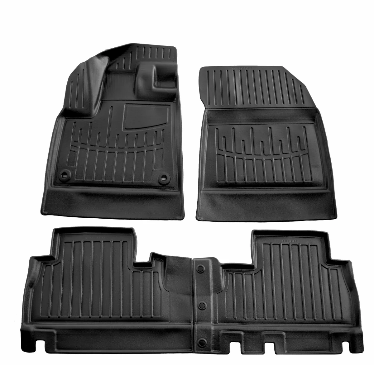 "3D Car Floor Mats, Car floor mats for OPEL Combo E (2018-...) without armrest, rubber car mats image"