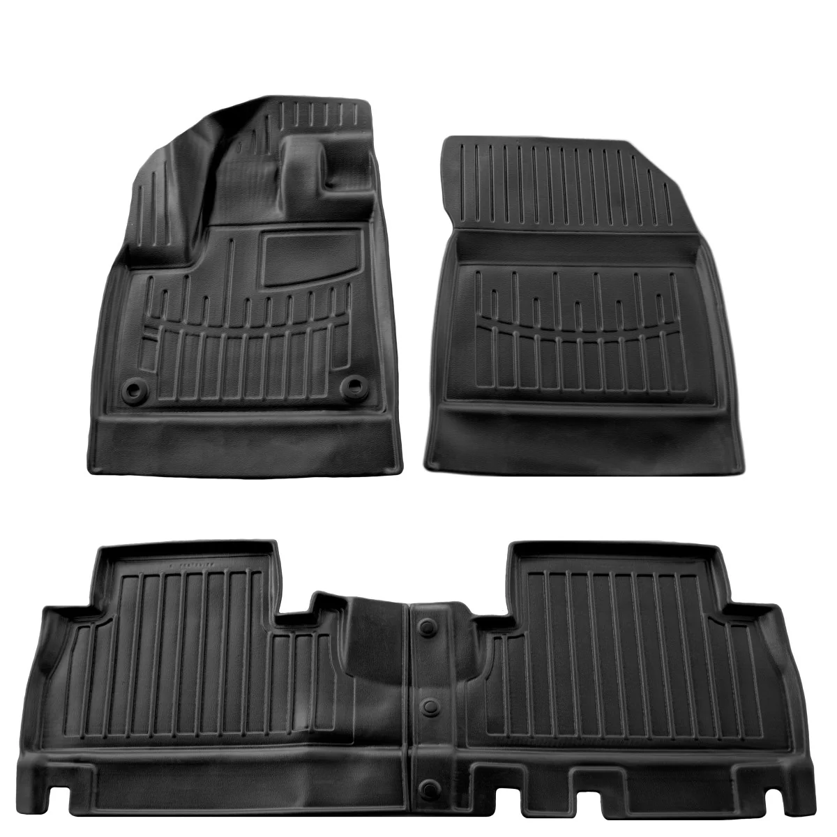 "Car Floor Mats, Rubber Floor Mats 3D for OPEL Combo E (2018-...), Auto Mats with Armrest, Exact Fit image"