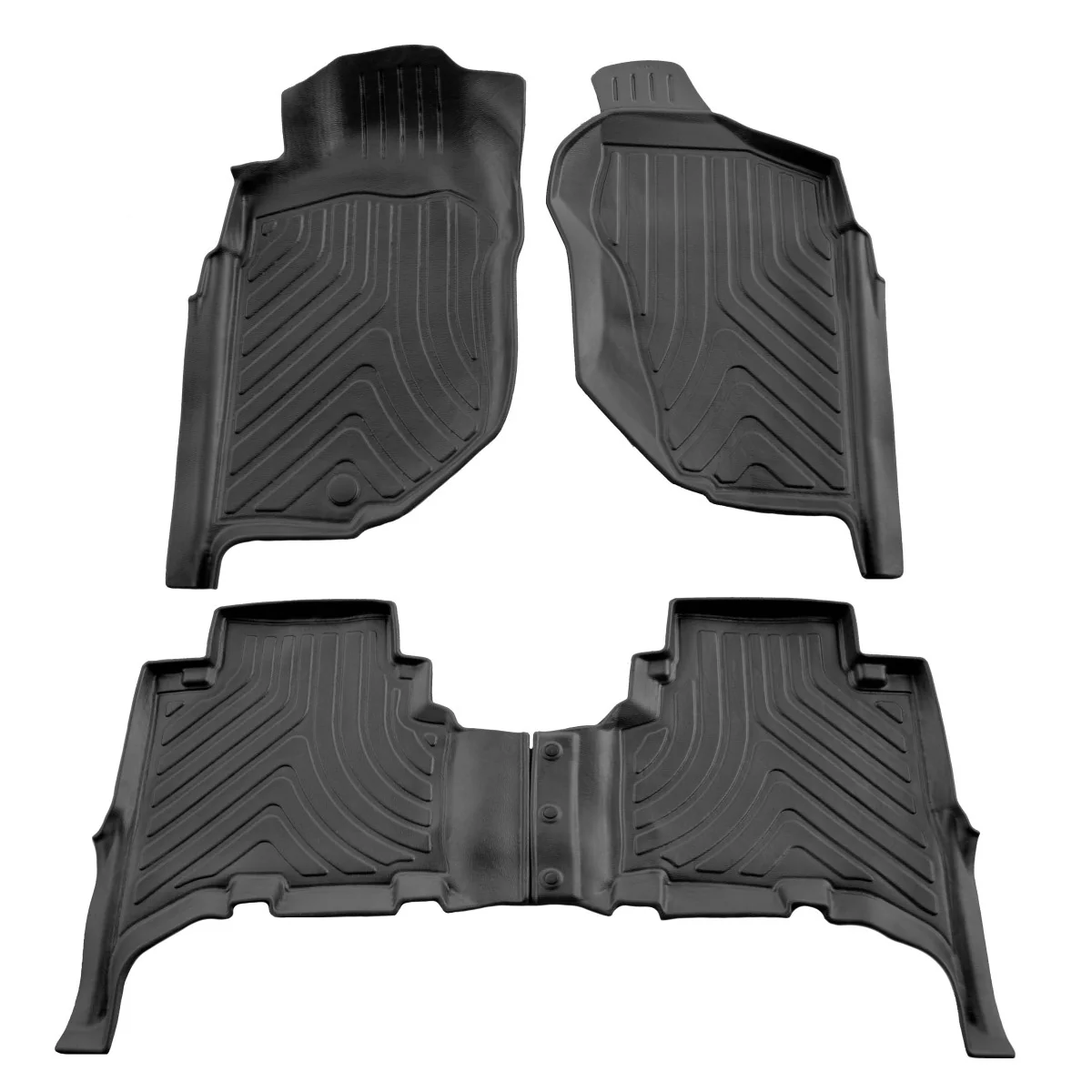 "Auto floor mats, 3D rubber mats for OPEL Frontera B (1998-2004) 5 doors image"