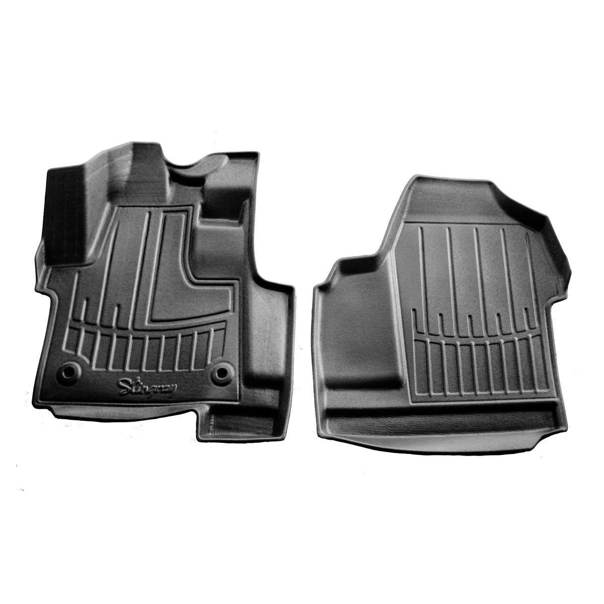 "Floor Mats Auto 3D, Opel Vivaro C Cargo (2019-...), Polyurethane, Custom Fit image"