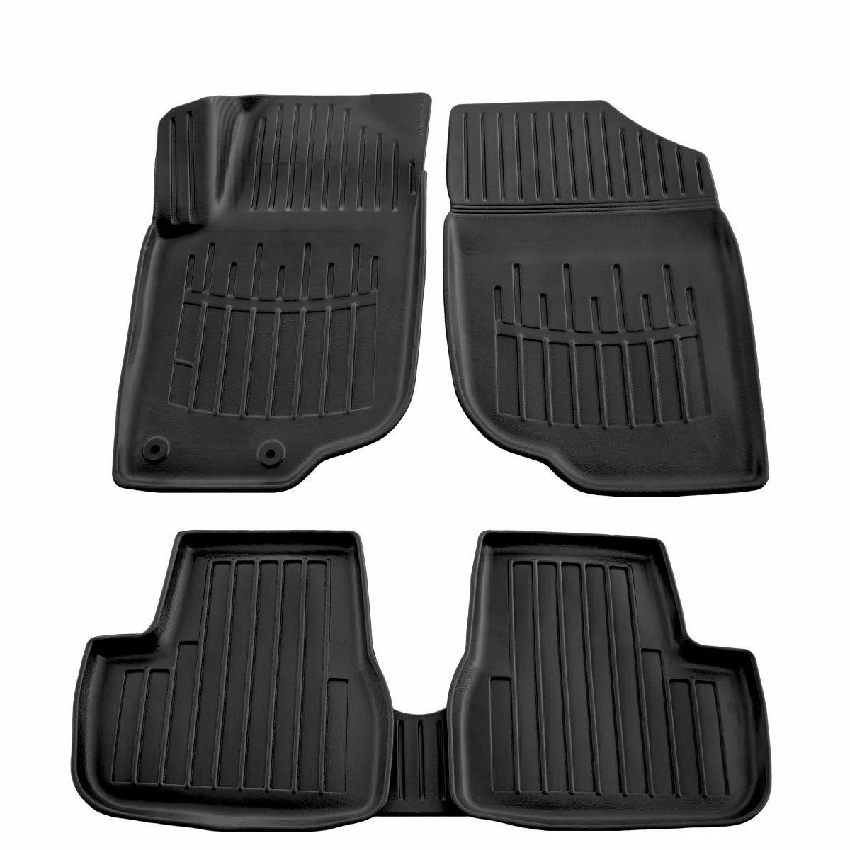 "Car Floor Mats 3D for PEUGEOT 207 (2006-2012), custom-fit, anti-slip, polyurethane image"