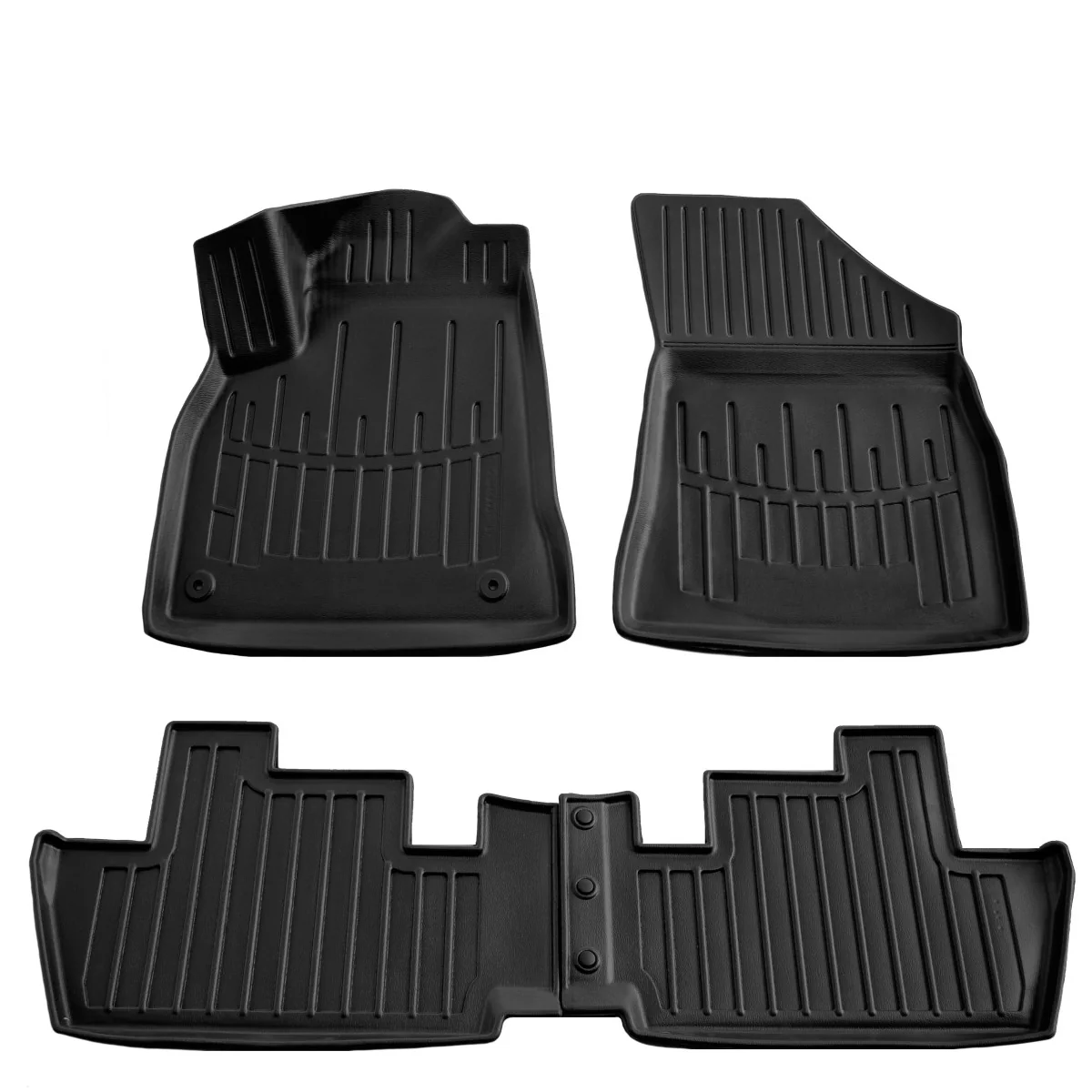 "Car floor mats, rubber floor mats 3D for PEUGEOT 3008 (2009-2016), custom fit car mats image"
