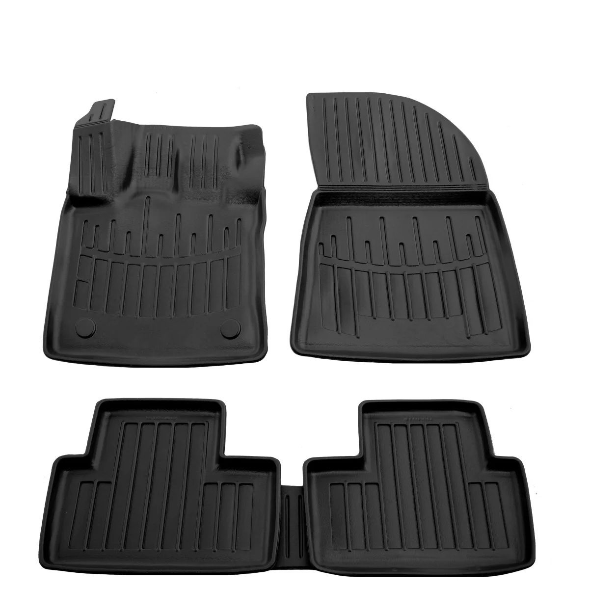 "3D rubber car mats for RENAULT Captur II (2019-...), custom fit set image"