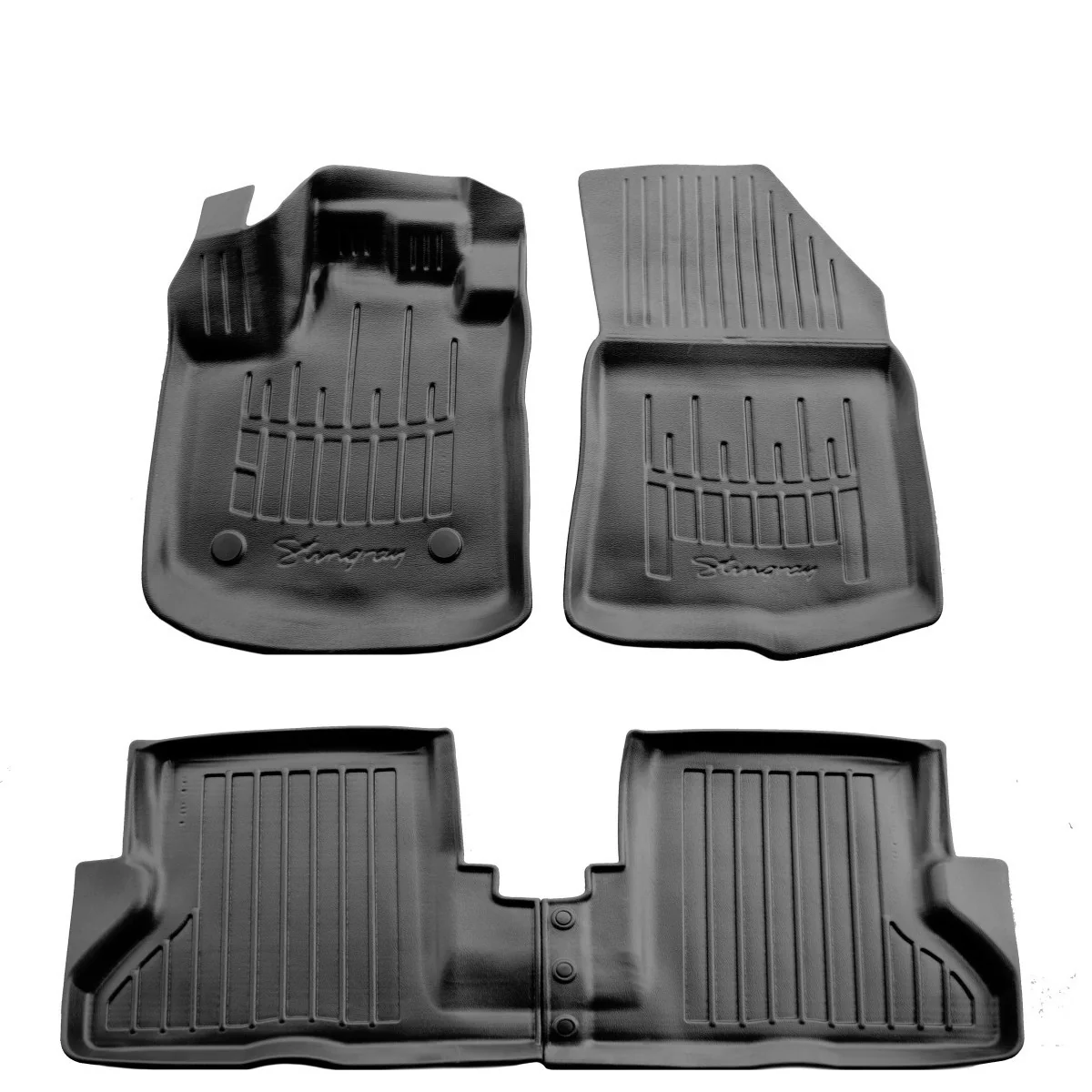 "Car floor mats, 3D rubber floor mats for RENAULT Dokker (2012-2021), polyurethane car mats image"