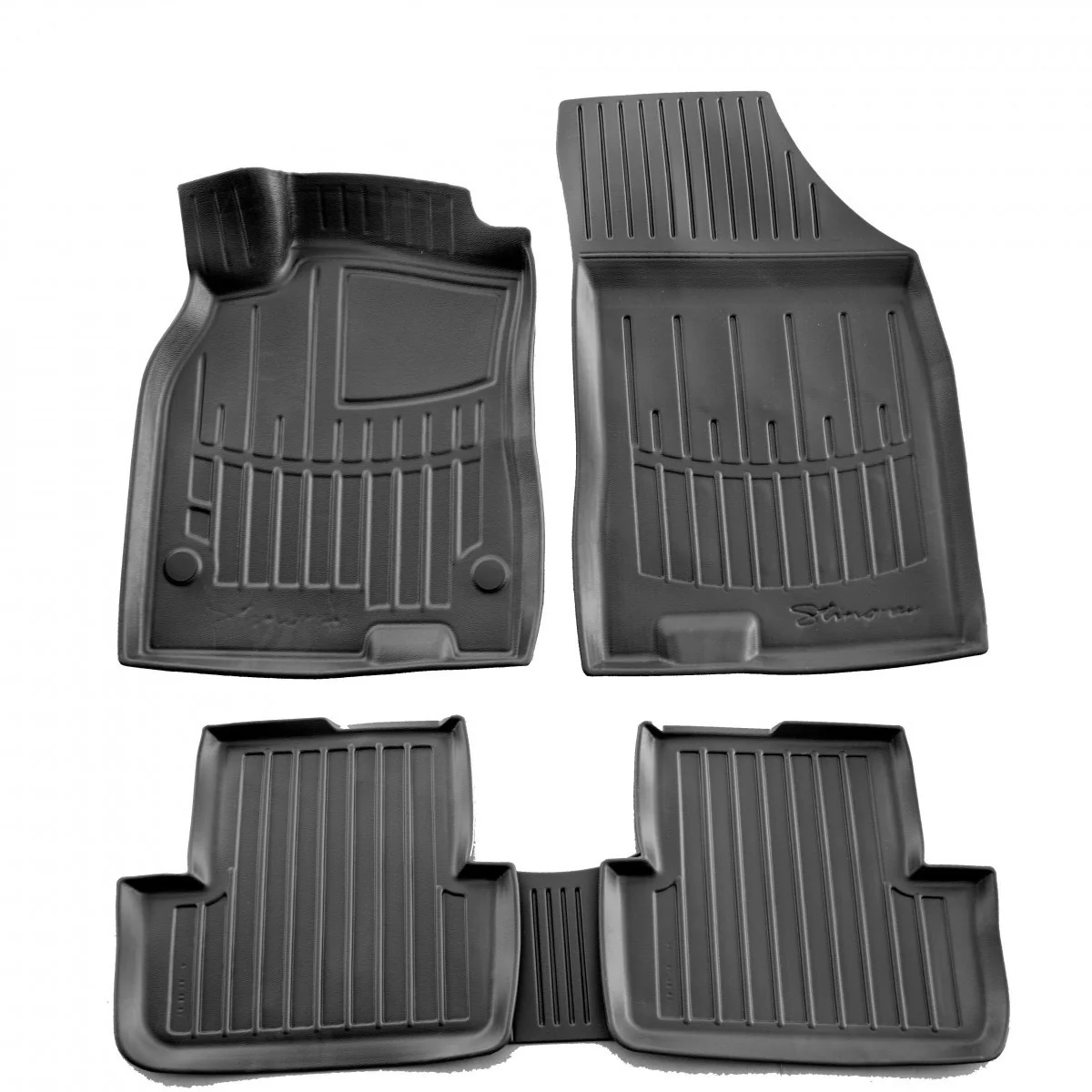 "Car floor mats, 3D rubber floor mats for Renault Fluence (2009-2015), custom fit car mats image"