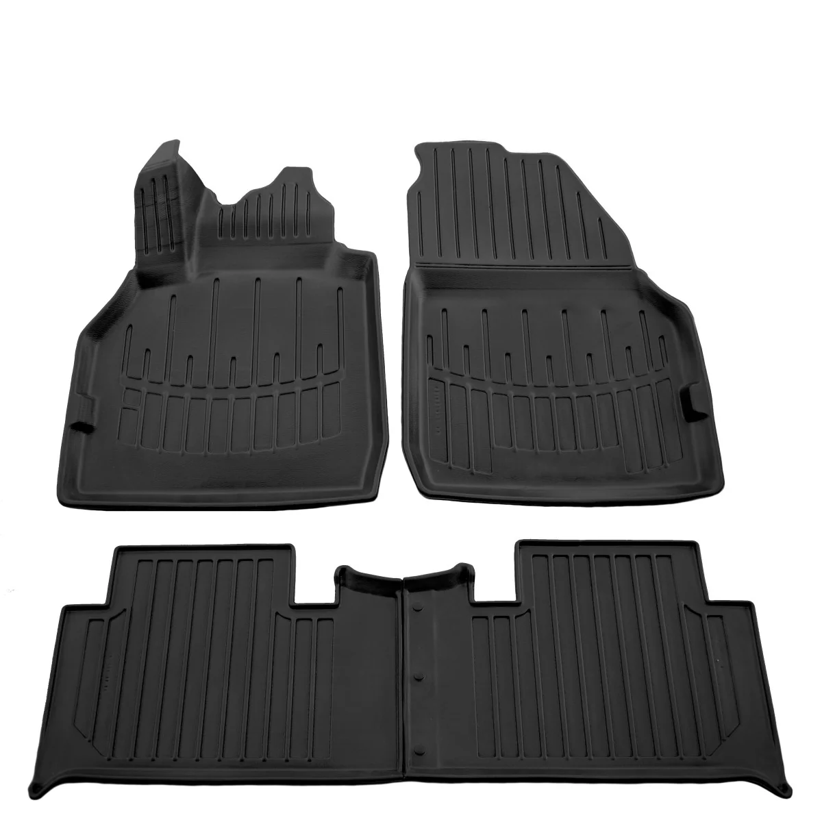 "Car floor mats, rubber car mats, 3D rubber floor mats for Renault Grand Scenic (2003-2009), custom fit image"