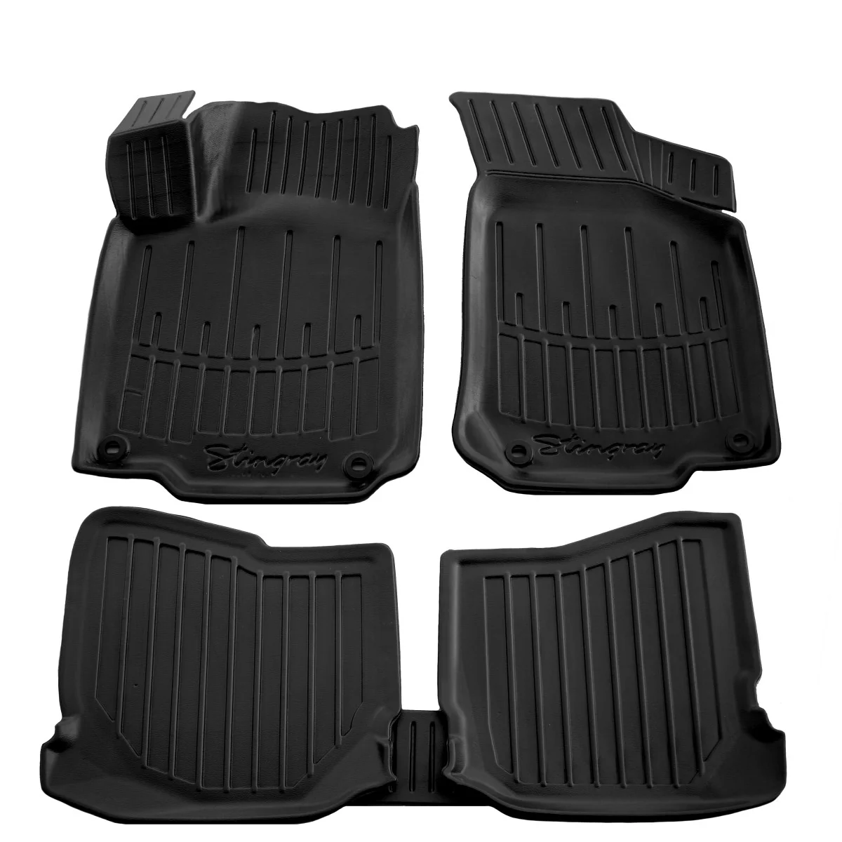 "Car floor mats, 3D odorless rubber mats for SEAT Toledo II (1M) (1999-2004) image"