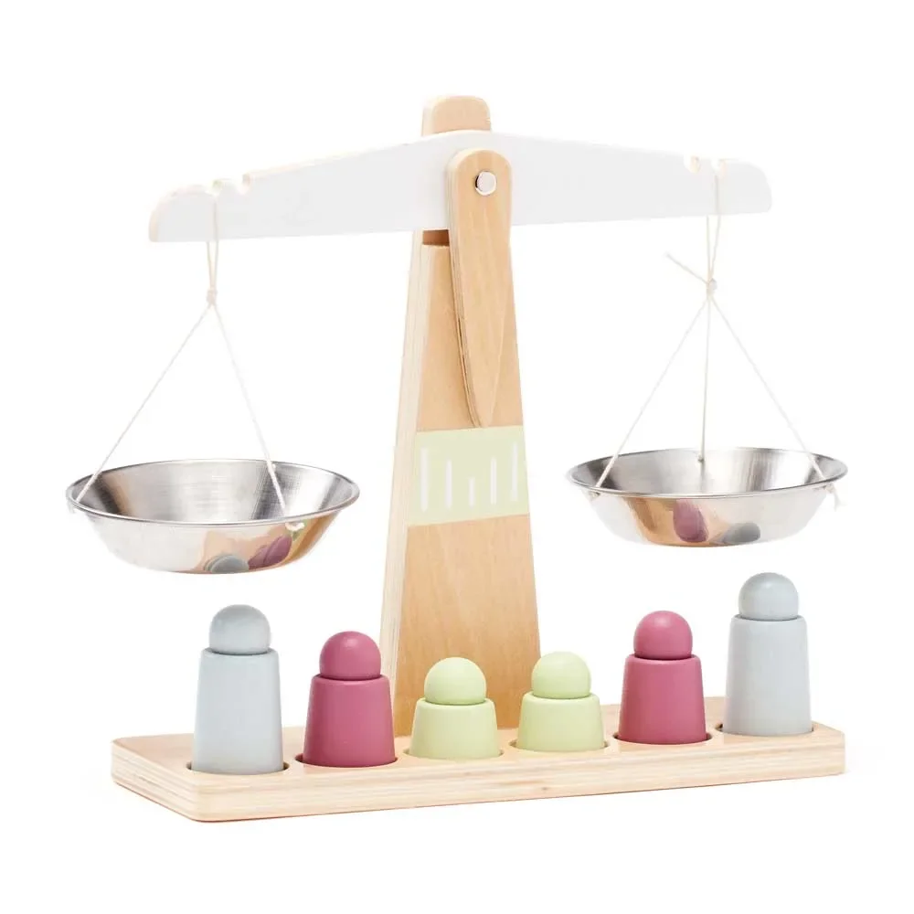"Kids concept scale wood image"