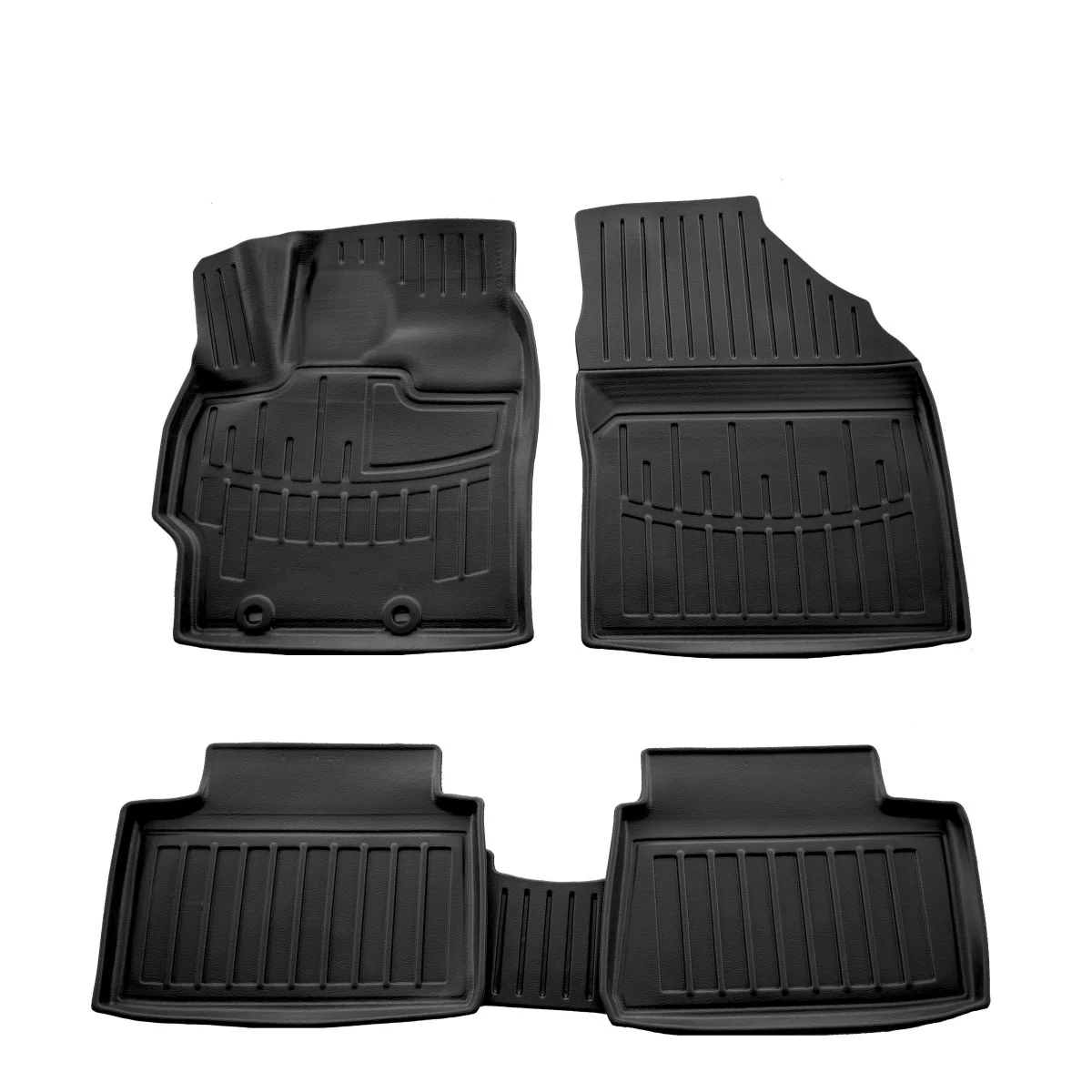 "Toyota Yaris Cross floor mats, 3D rubber car floor mats, custom fit, high edge, odorless, accessories image"