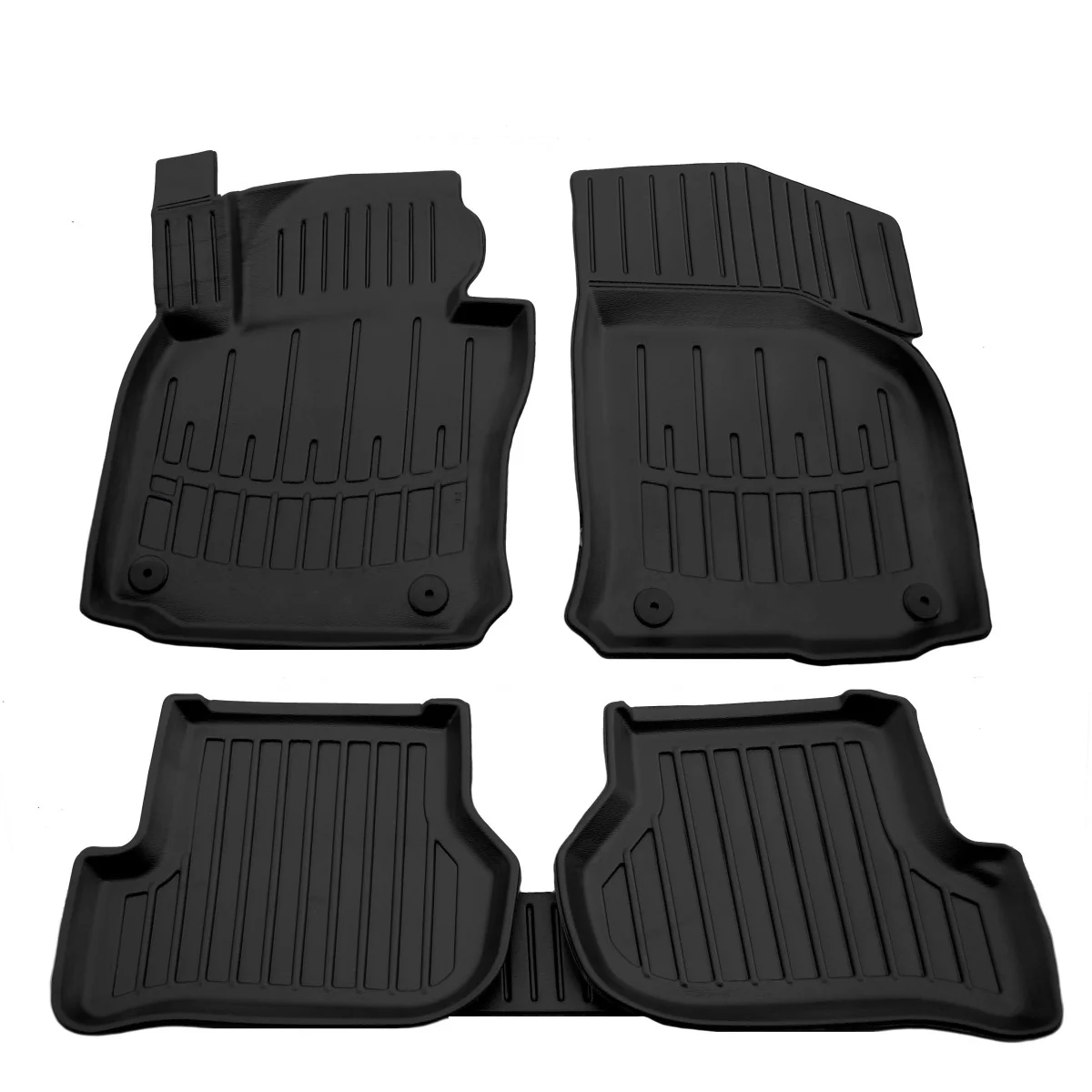"Car Floor Mats, 3D Rubber Car Mats for Golf VI (2008-2012), High-Edge Car Mats image"