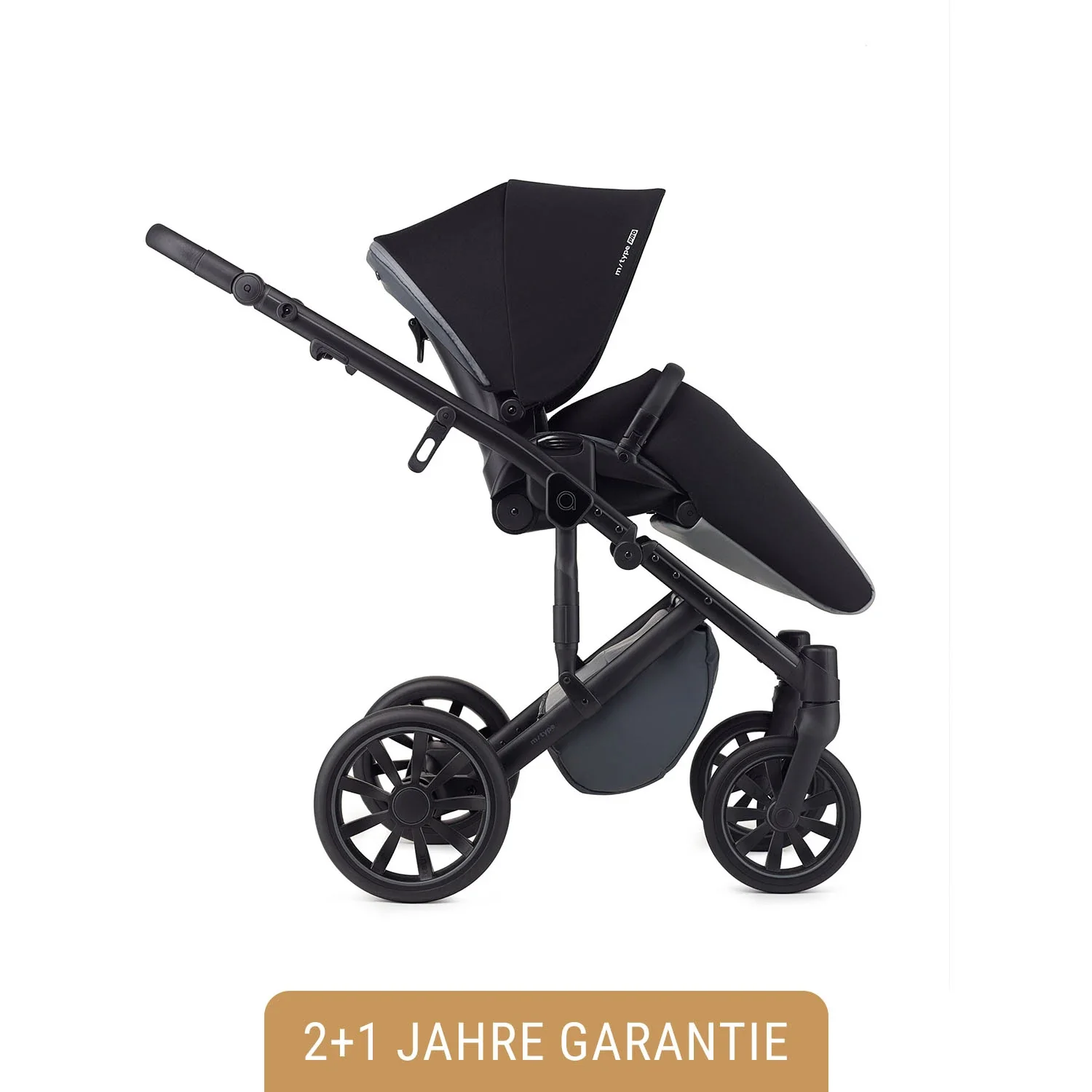 "Anex Stroller- m/type PRO 3in1, Color stroller: Tech Gray image"