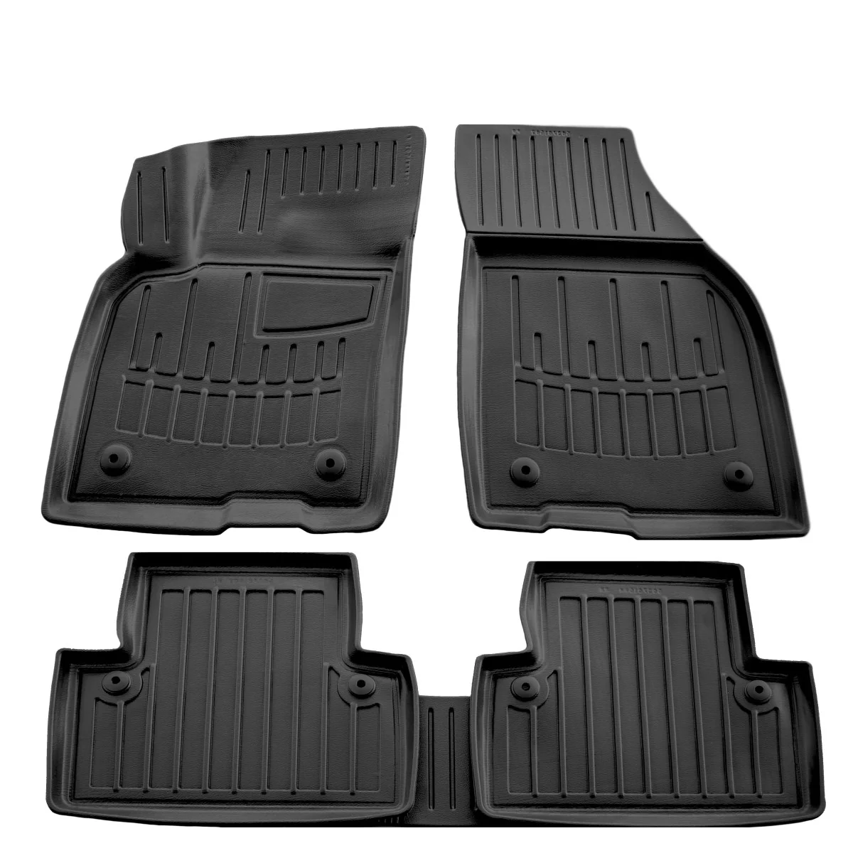 "Car Floor Mats 3D, Rubber Auto Mats for VOLVO S40 II (2004-2012), Custom Fit Liners image"