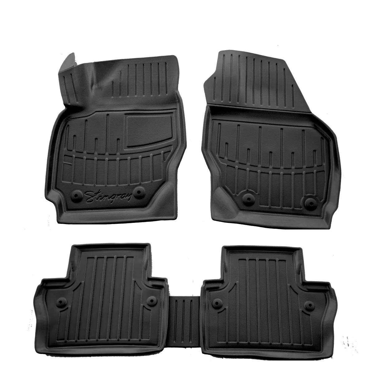 "Volvo V70 floor mats, car floor mats, 3D, custom fit floor mats, with high edges, footrest, for 2007-2016 models image"