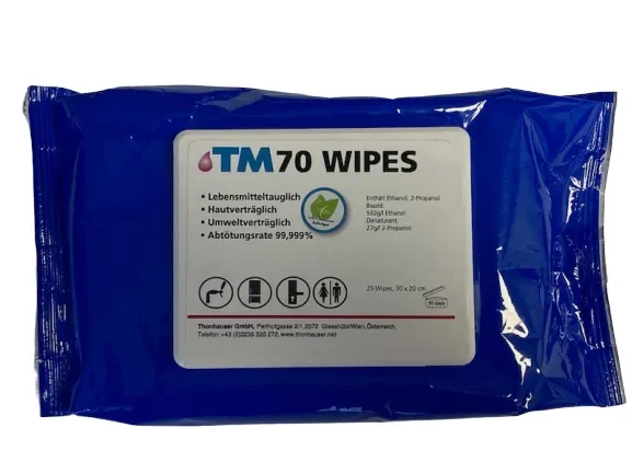 "Disinfection wipes - TM 70, 30 x 20 cm image"