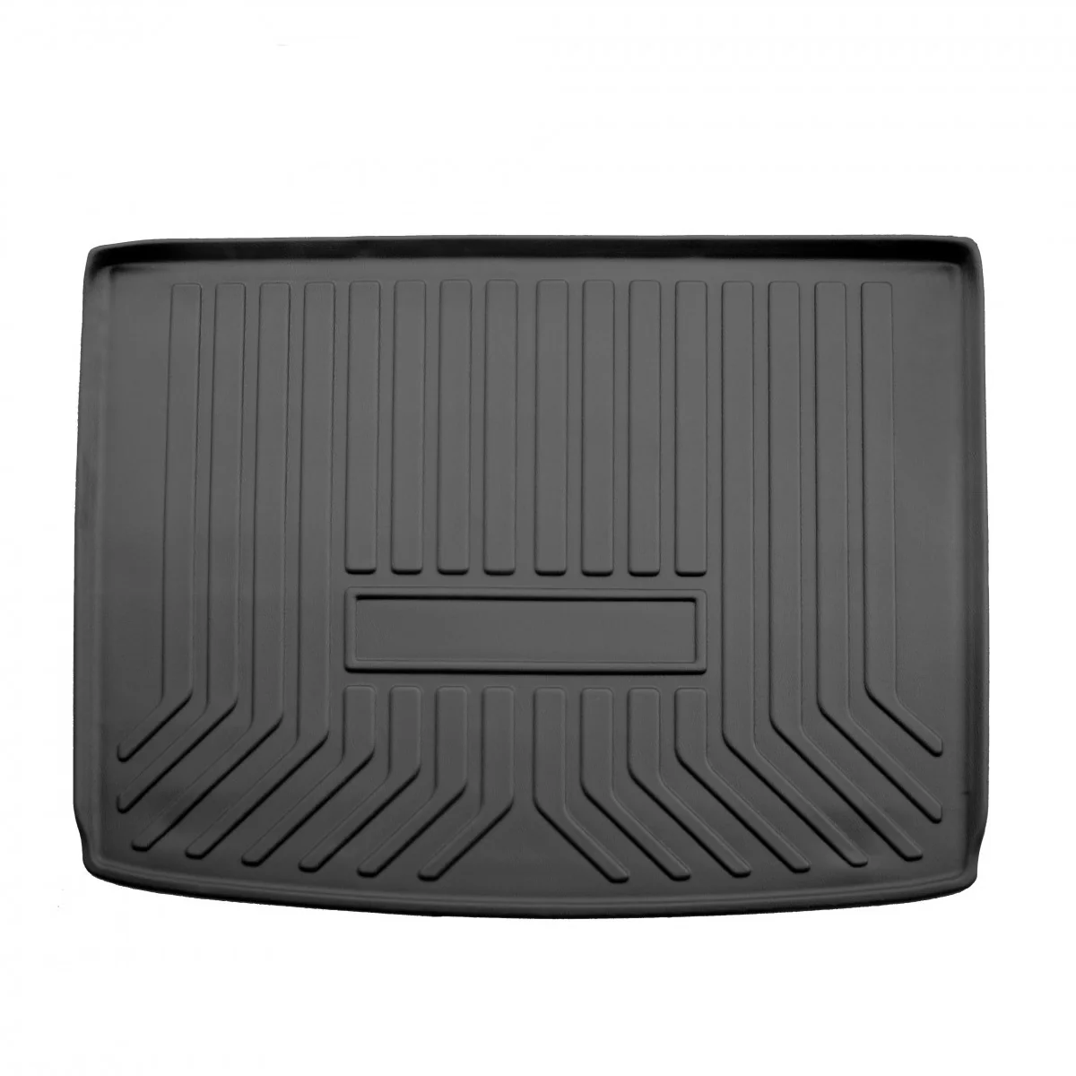 "MG 4 EV trunk mat, 3D custom fit trunk liner, polyurethane, waterproof car trunk mat image"