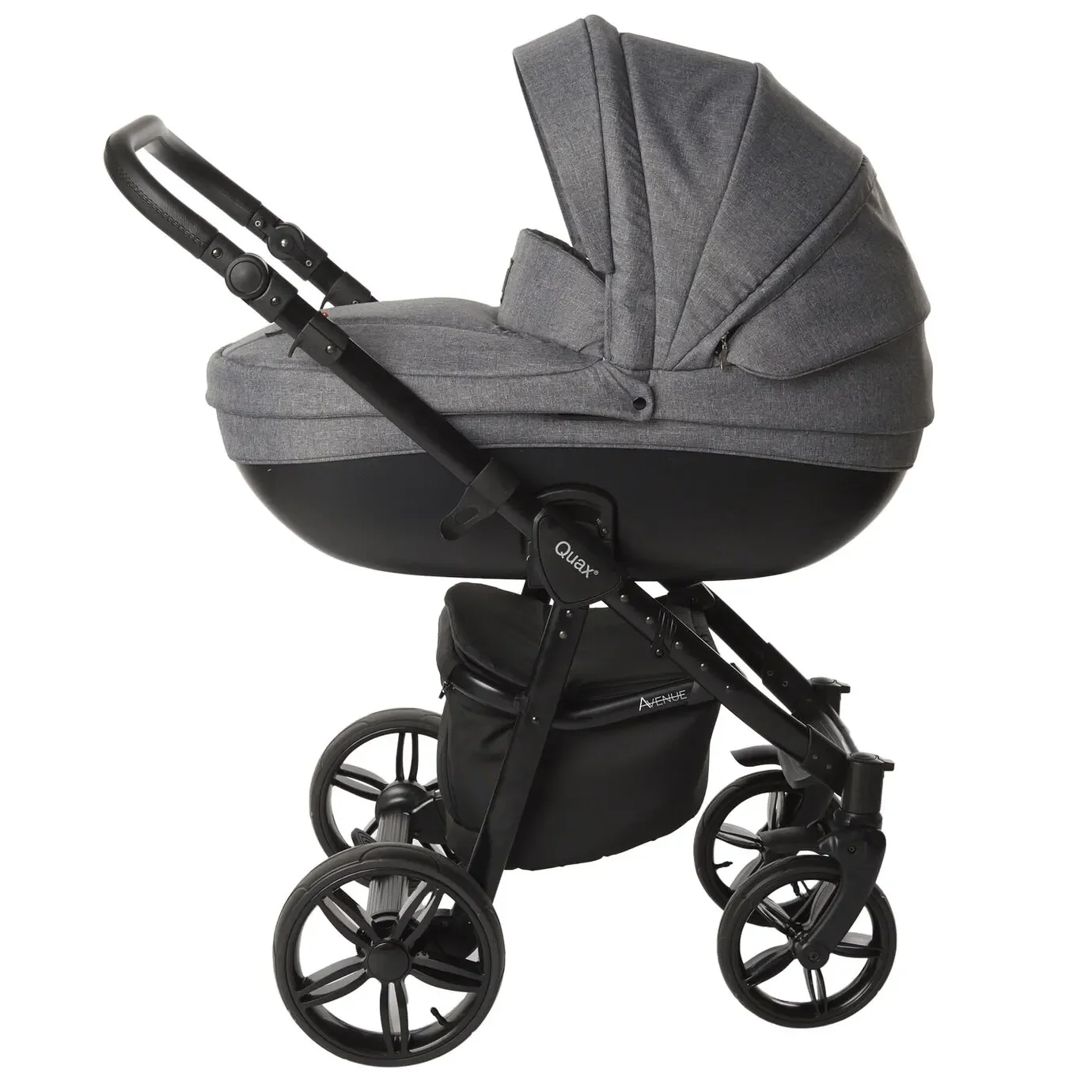 "Quax Pram Avenue, Color stroller: Linen gray image"