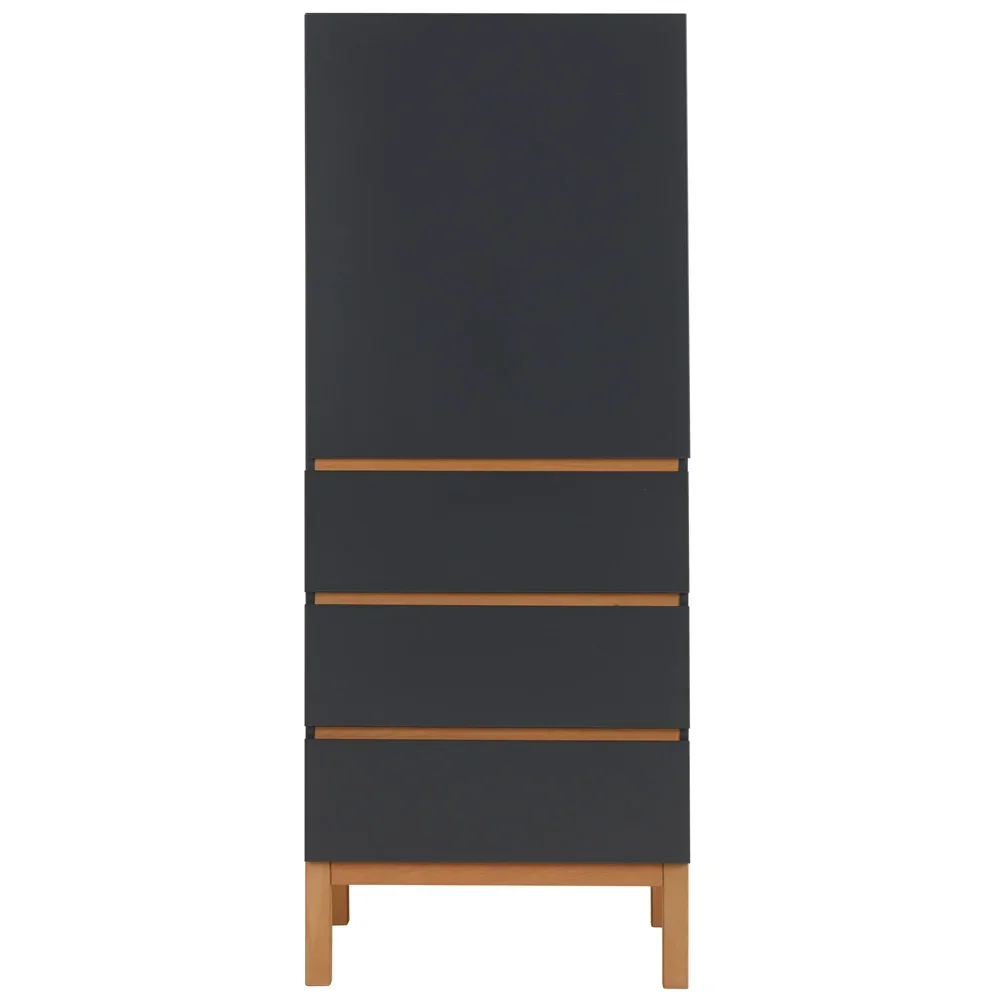 "Quax Indigo 1 door drawer cabinet cabinet black image"