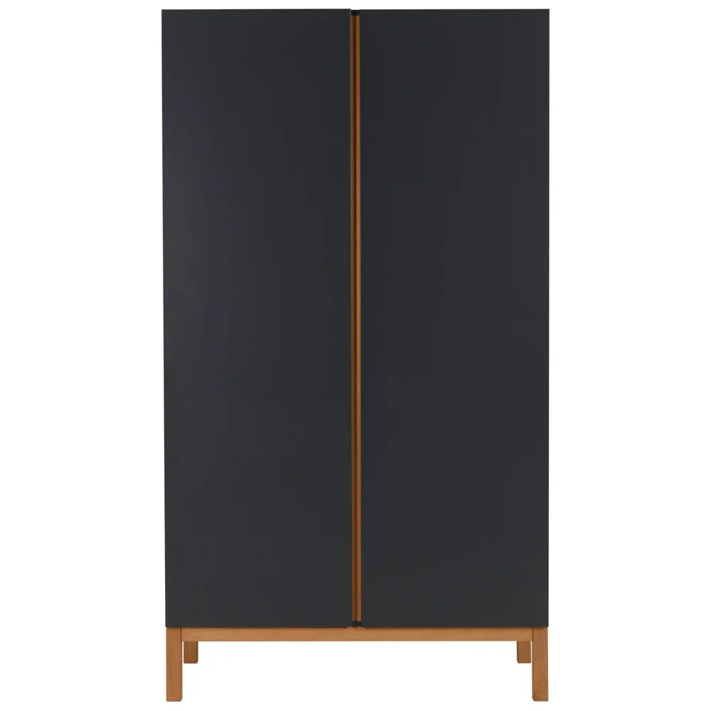 "Quax indigo 2 door cupboard black image"