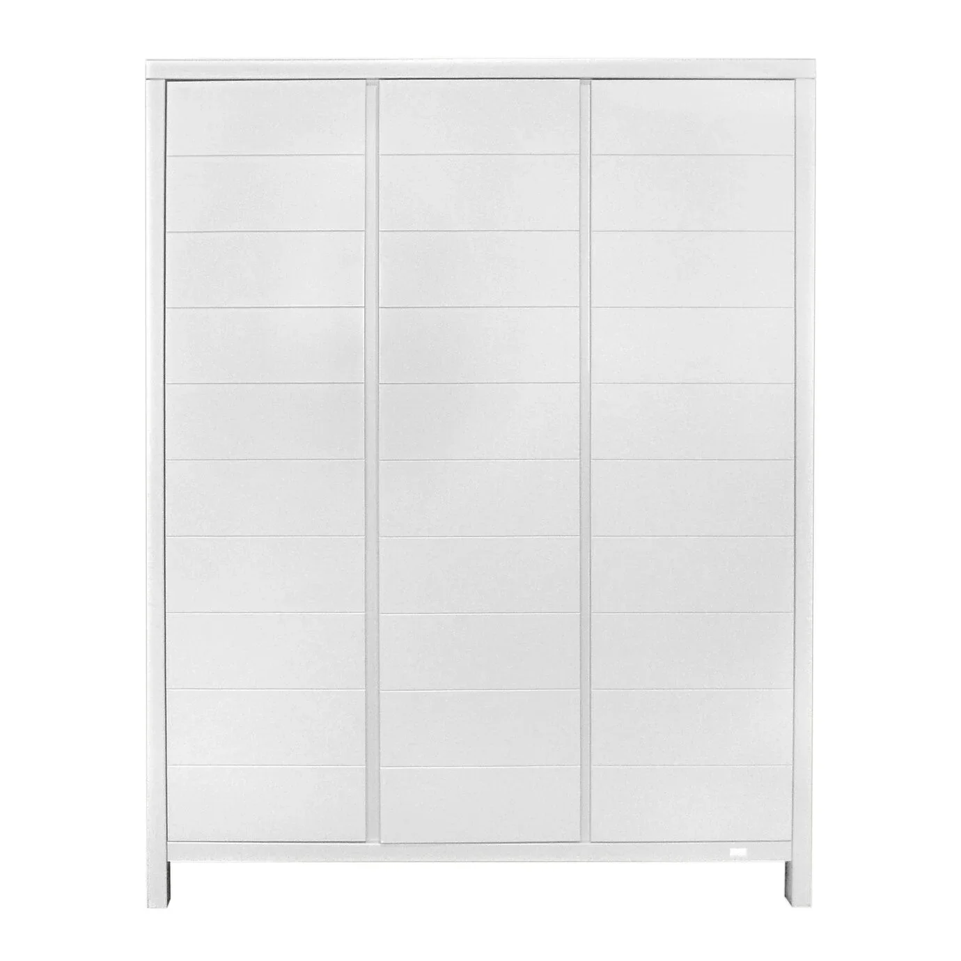 Quax Wardrobe stripes, 3 doors white
