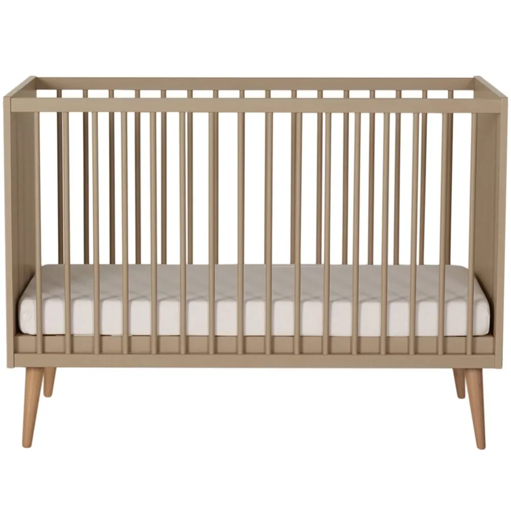 Quax Cocoon baby bed latte macchiato 60 x 120
