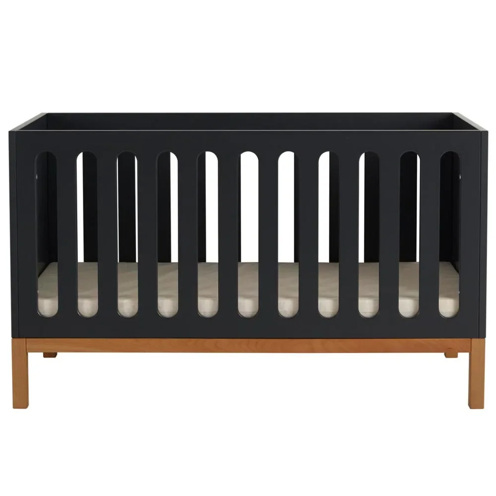 "Quax indigo baby bed 70x140 cm black image"