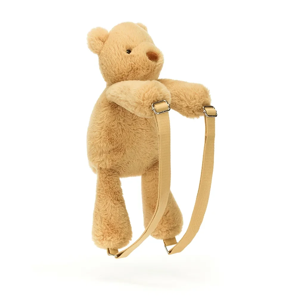 "Kids School Backpack, Jellycat Plush Smudge Bear image"