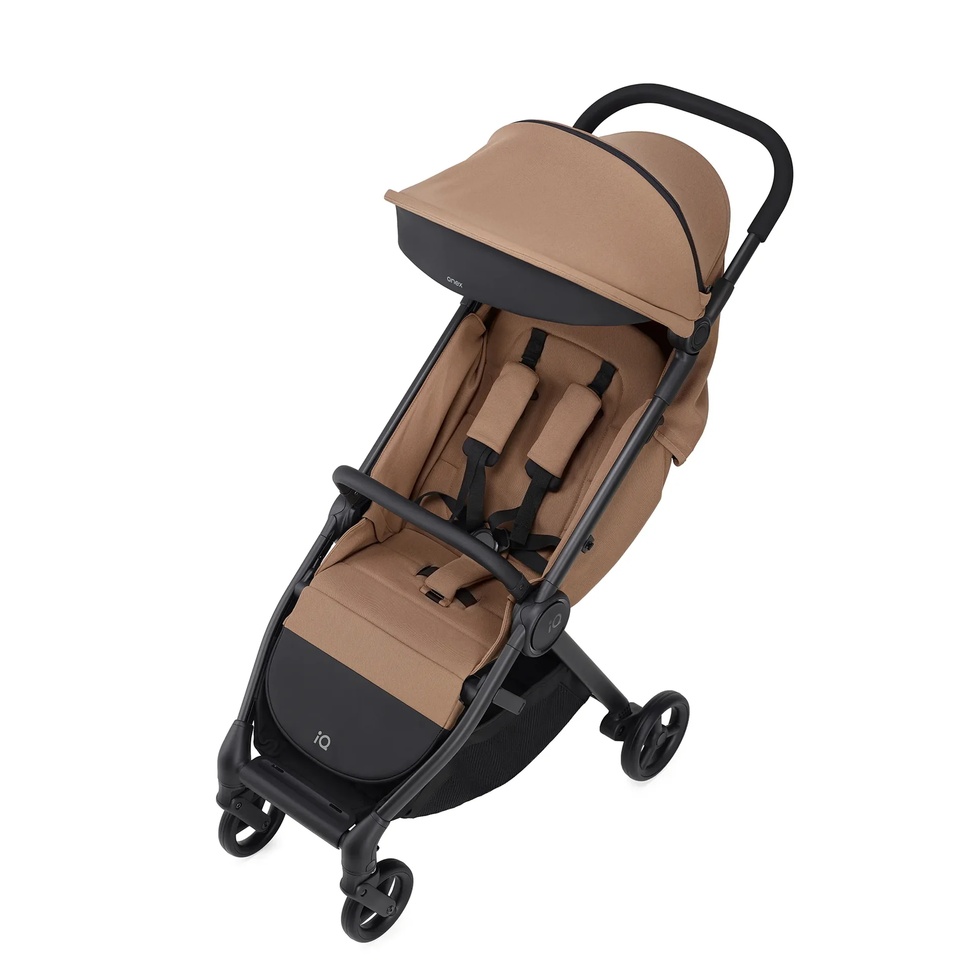 "Stroller, Anex IQ Basic, lightweight all-terrain travel, adjustable, compact, sienna image"