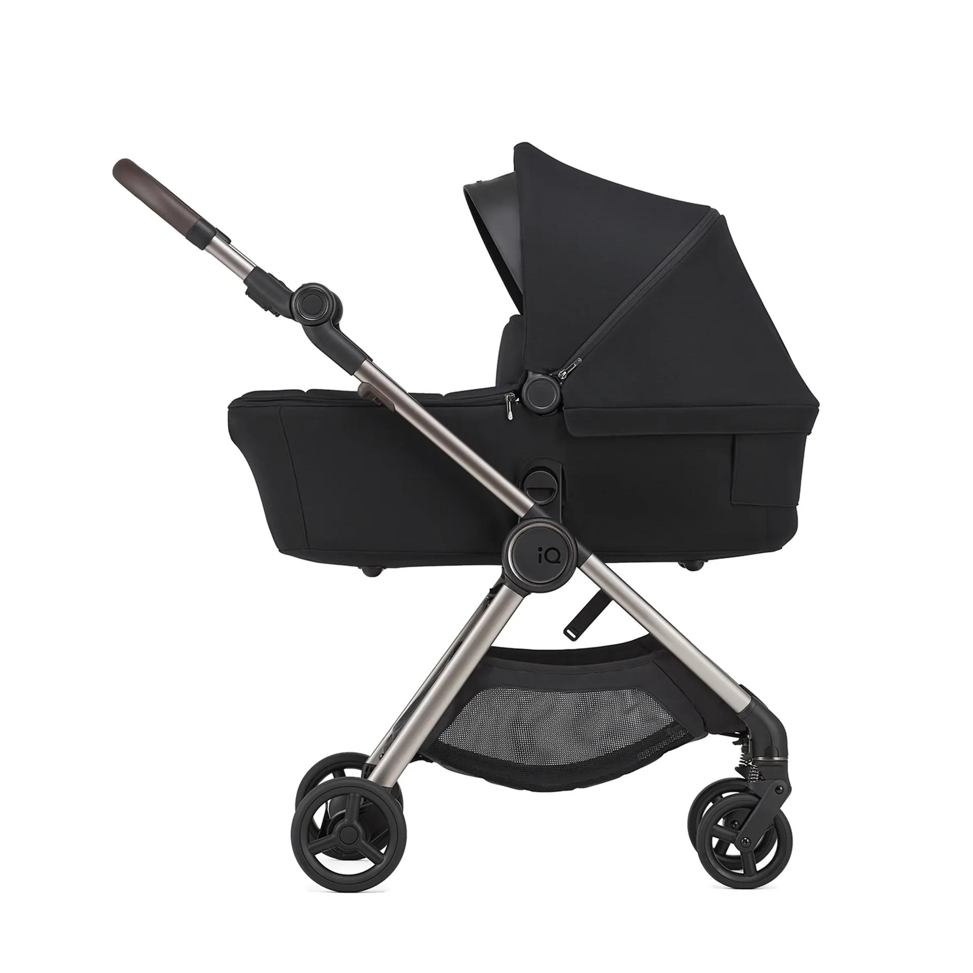 "Anex IQ Compact Folding Stroller, Lightweight Travel Buggy in Smoky image"