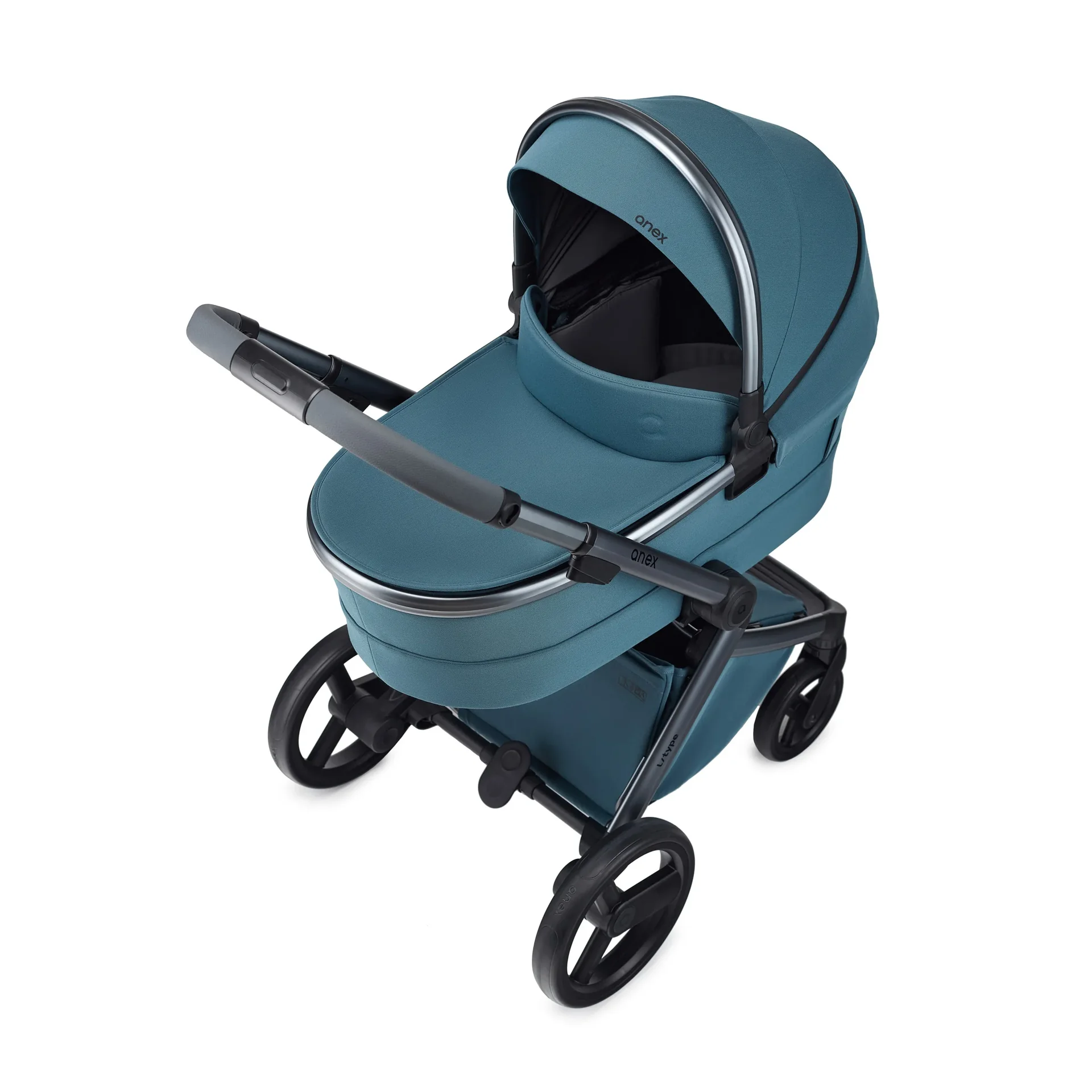 Anex L-Type All-Terrain Stroller, Lightweight Baby Stroller, ocean blue