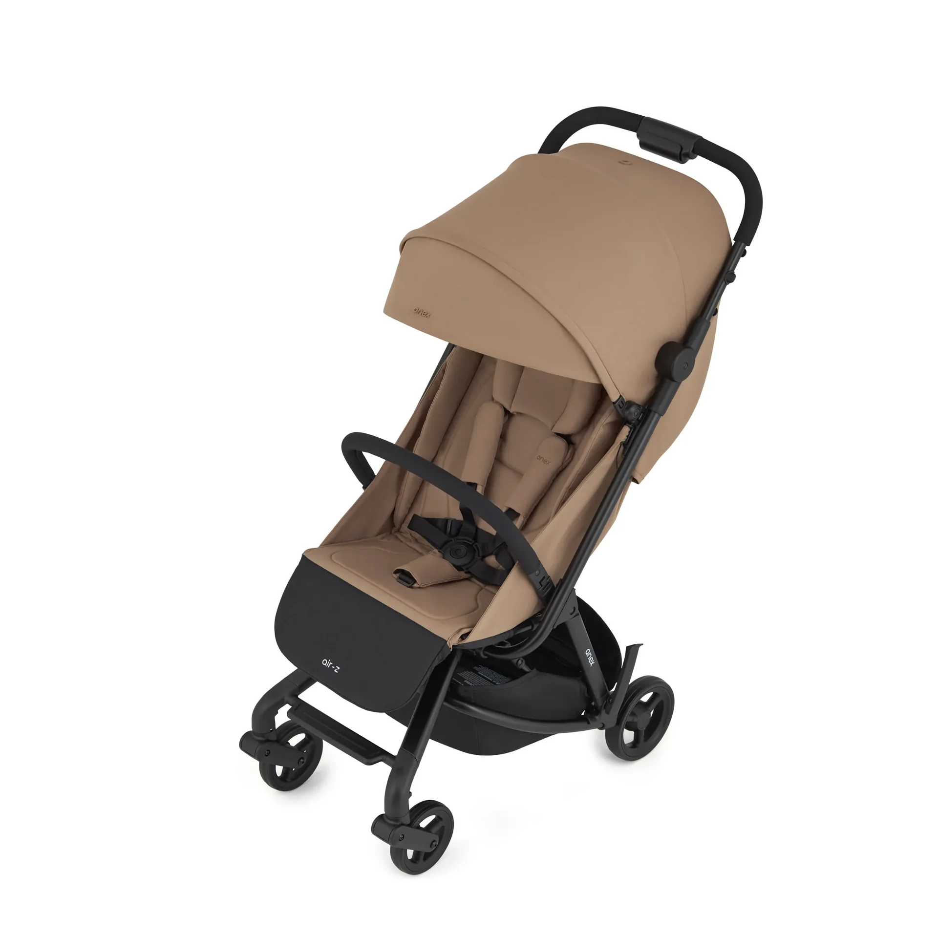 "Anex Air-Z Lightweight Stroller 7.7 kg, Convertible Stroller, All Terrain Stroller, Toasted image"