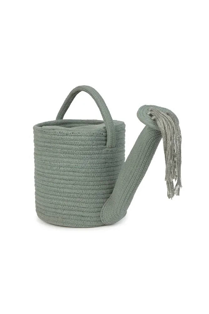 "Watering Can, Basket Wicker Watering Can, Decorative Watering Can image"