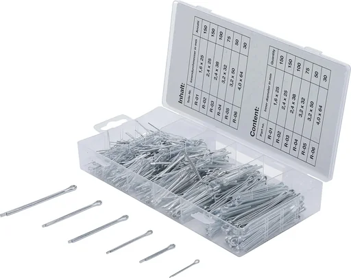 "Cotter Assortment, 1.6 - 4.0 mm, 555 pcs. image"