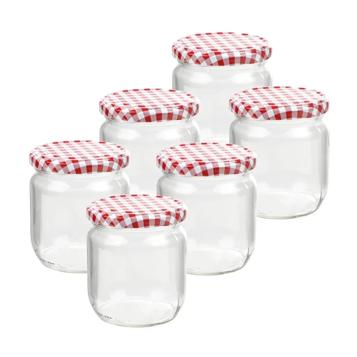 "Preserving jar 425 ml, round, set of 6 image"