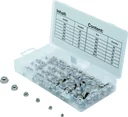Cap nut assortment, 150 pieces